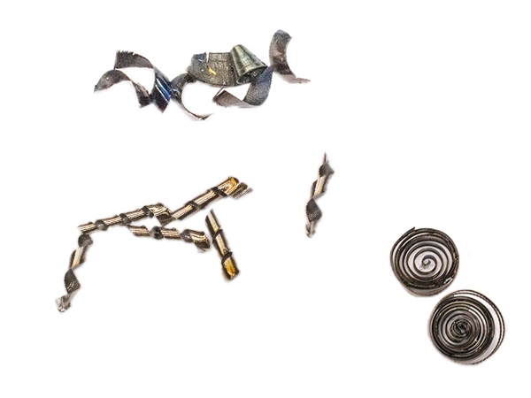 Gute Späne (Kurze zylindrische Wendelspäne, Spiralwendelspäne, Spiralspäne, Spanlocken)